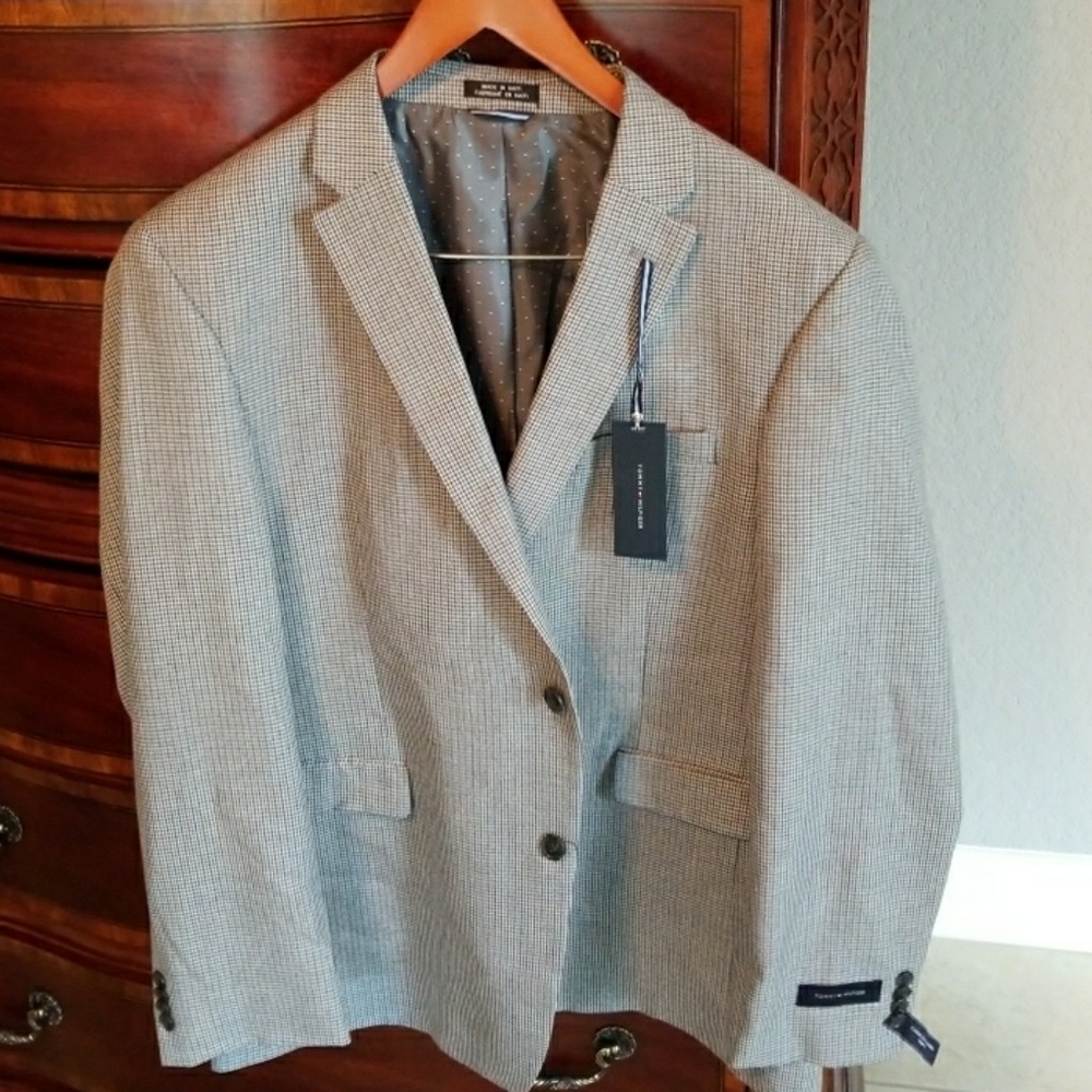 Tommy Hilfiger Sport Coat 44L Trim Fit